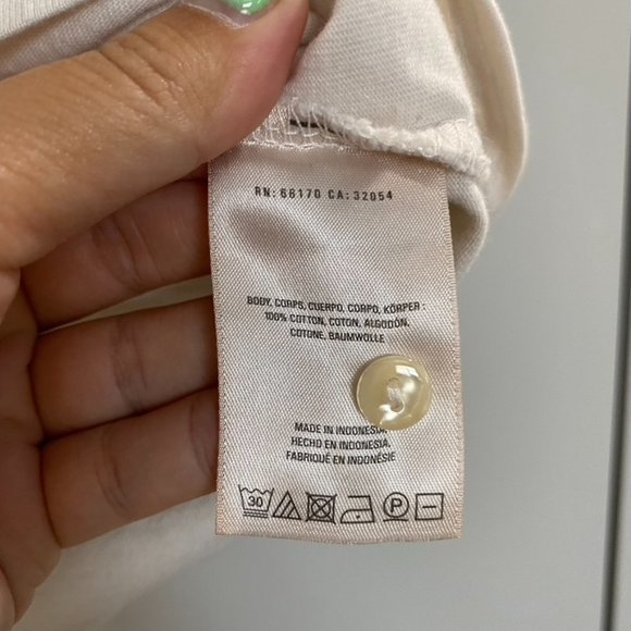 Anthropologie Peter Pan Collar Front Tie Sleeveless Tank Blouse Cream XS - Picture 3 of 5